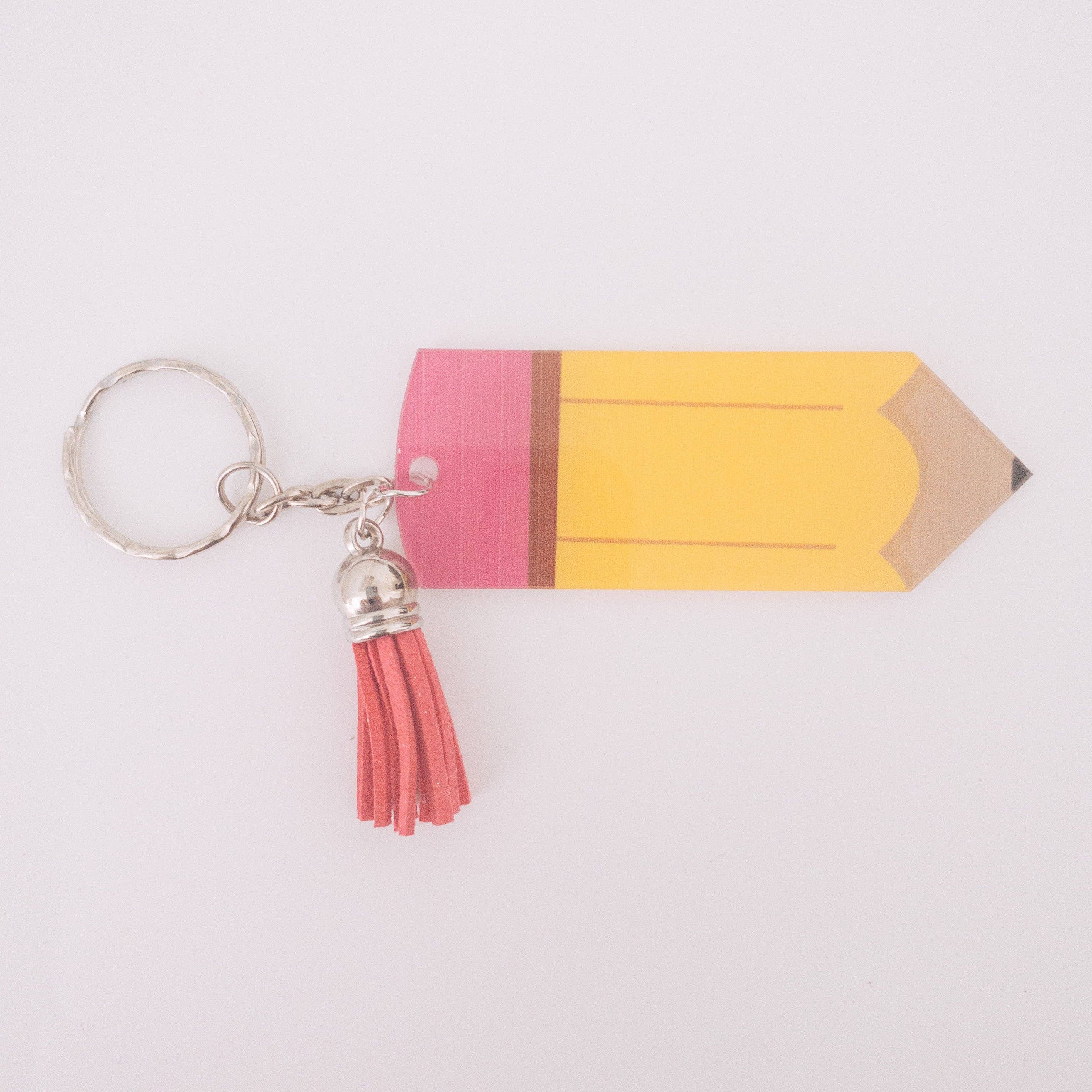 Dash+Roo - Wholesale Keychain - Kids - Blank Acrylic Pencil Keychain4