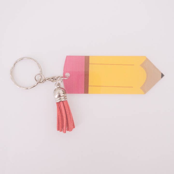 Dash+Roo - Wholesale Keychain - Kids - Blank Acrylic Pencil Keychain4