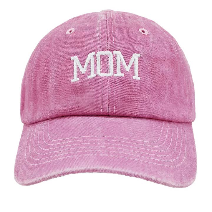 MKS America - Wholesale Baseball Cap - Unisex - DAD MOM Embroidered Vintage Old Baseball Cap Couple Hat