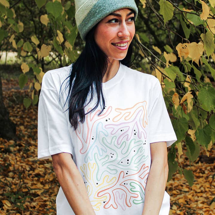 Pastellkoralle T-Shirt (Unisex) für den Großhandel von VO