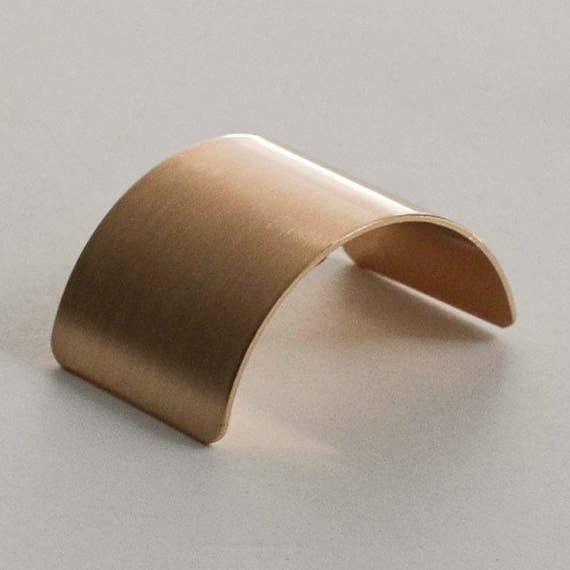 Fermaglio per coda di cavallo rettangolare in metallo | Oro per la vendita all'ingrosso da parte di nar'sha