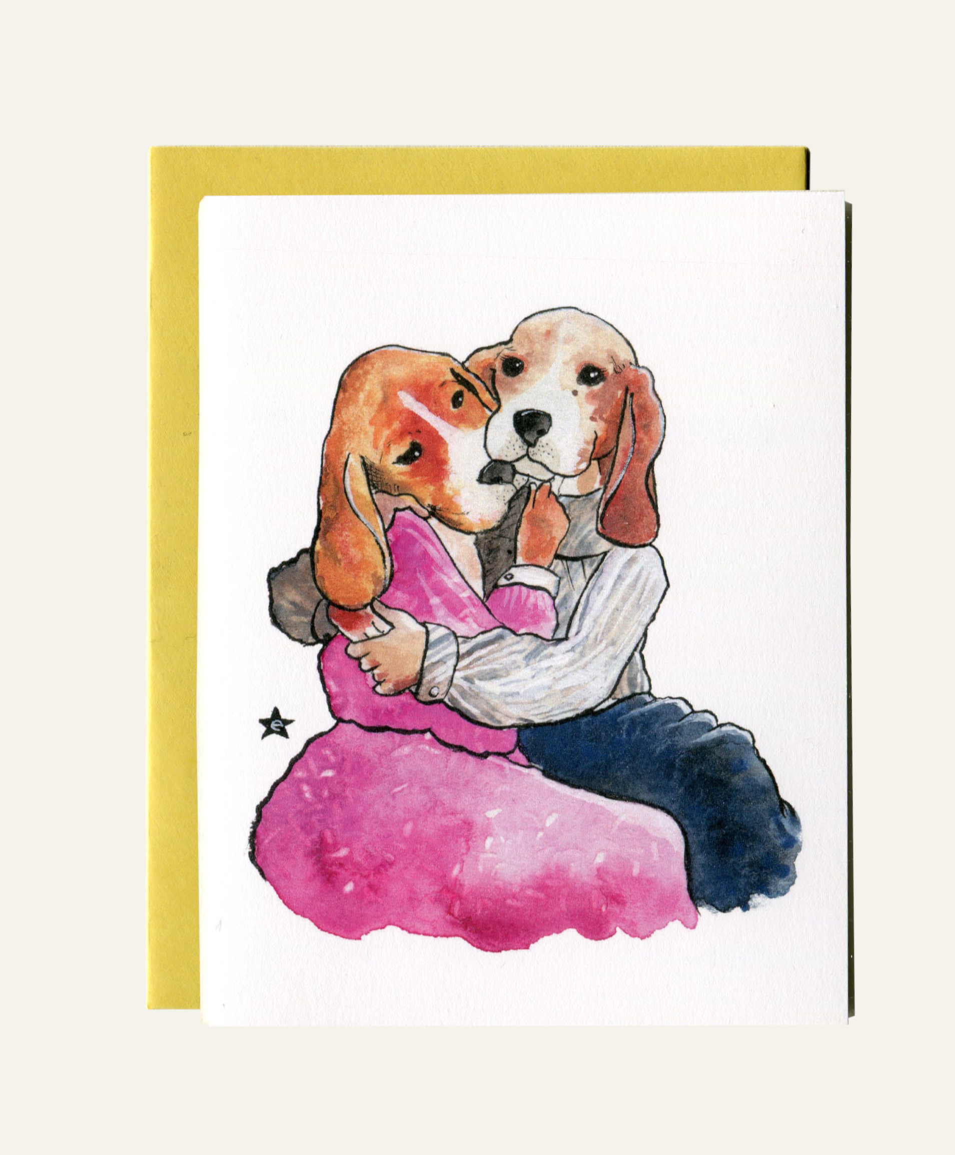 Darling Illustrations - Wholesale Love Card - Puppy Love - Dog Notecard3