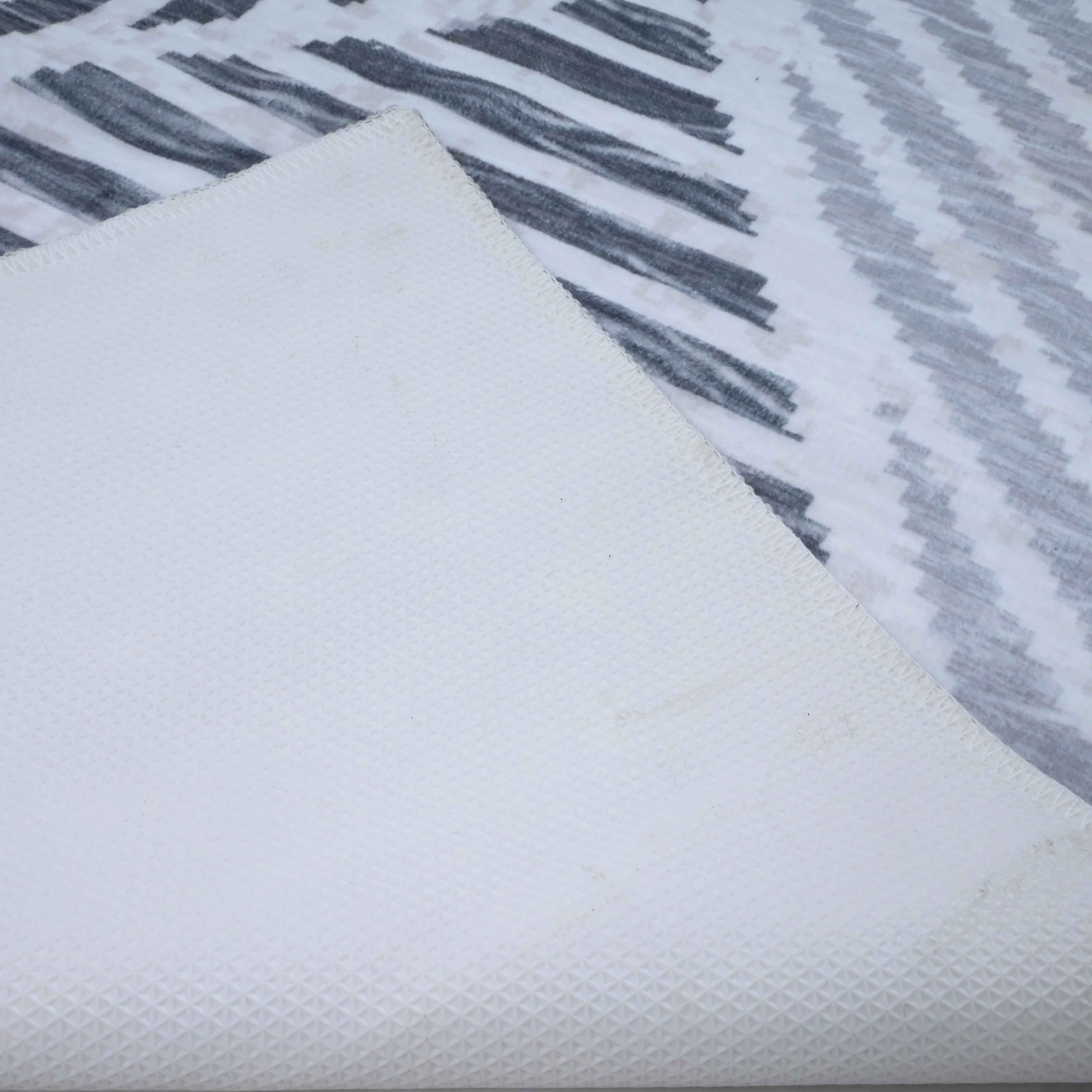 Bed Bath Fashions - Wholesale Area Rug - Bibb Home Washable Flannel Printed Accent Rug with Latex Bac46