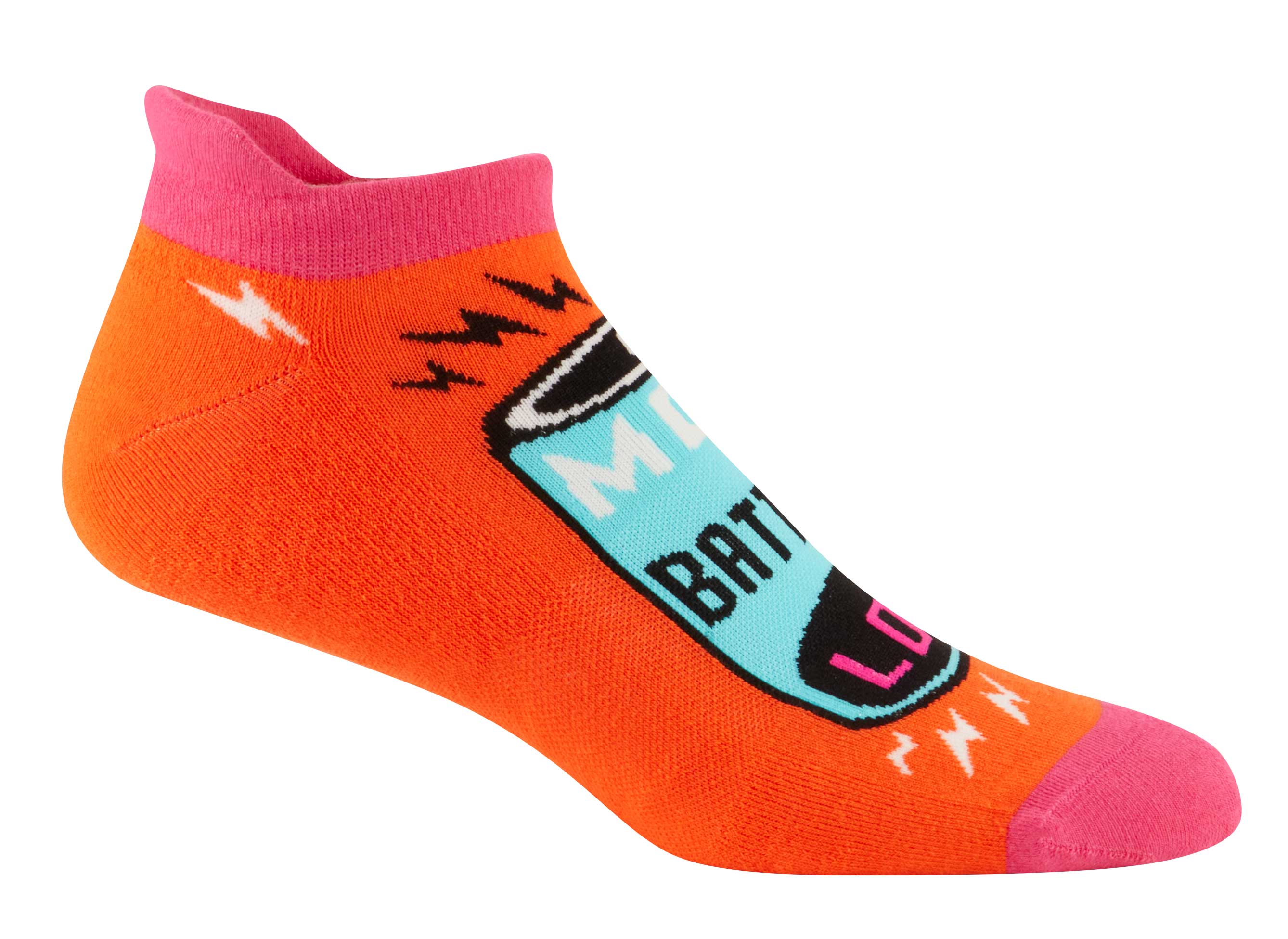 Incognito – wholesale Socks – Unisex – Mom Battery Sneaker Socks S/M - NEW!1