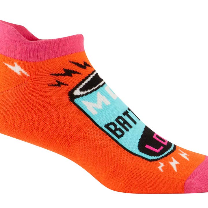 Incognito – wholesale Socks – Unisex – Mom Battery Sneaker Socks S/M - NEW!1