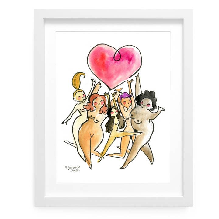 Women of Strength Art Print for wholesale by Le Petit Elefant