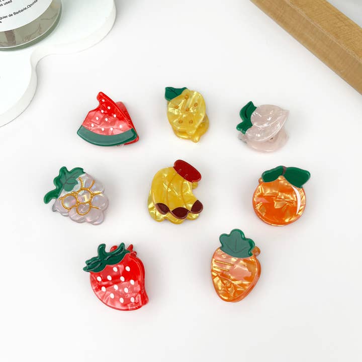 Mini Cute Fruit Hair Claw Clips and other Purchase wholesale fruit bits. Free returns & net 60 terms on Faire trending on Faire.