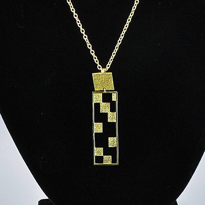 CASSANDRE choker with gold-plated pendant for wholesale by LA MAR