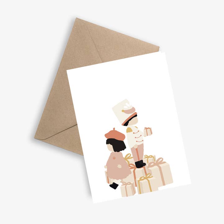 Le Plenty of Gifts (Lots of Christmas Gifts) - Simple card for wholesale by LE PAPIER GRAPHIQUE