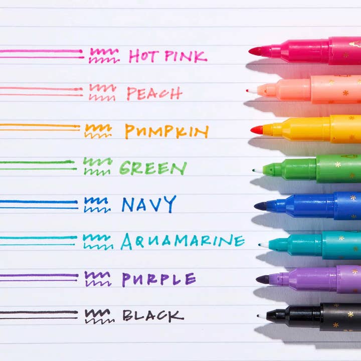 Erin Condren Design - Wholesale Marker - Classic Dual-Tip Markers 8-pack1