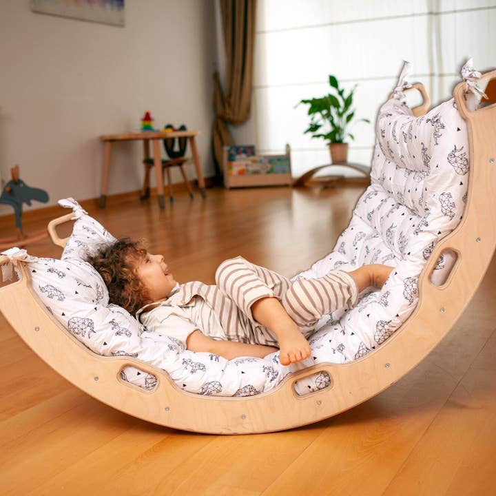 kidodido - Vente Jouet en bois – enfant - Arc d'escalade en bois de grande taille4