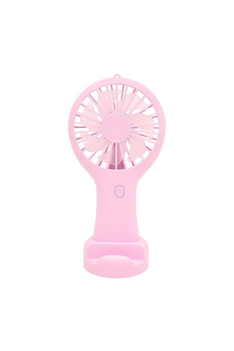 PINEAPPLE Beauty - Wholesale Handheld Electric Fan - Beauty Creations BCF01 Portable Fan Feeling Fresh Pink - 6pc2