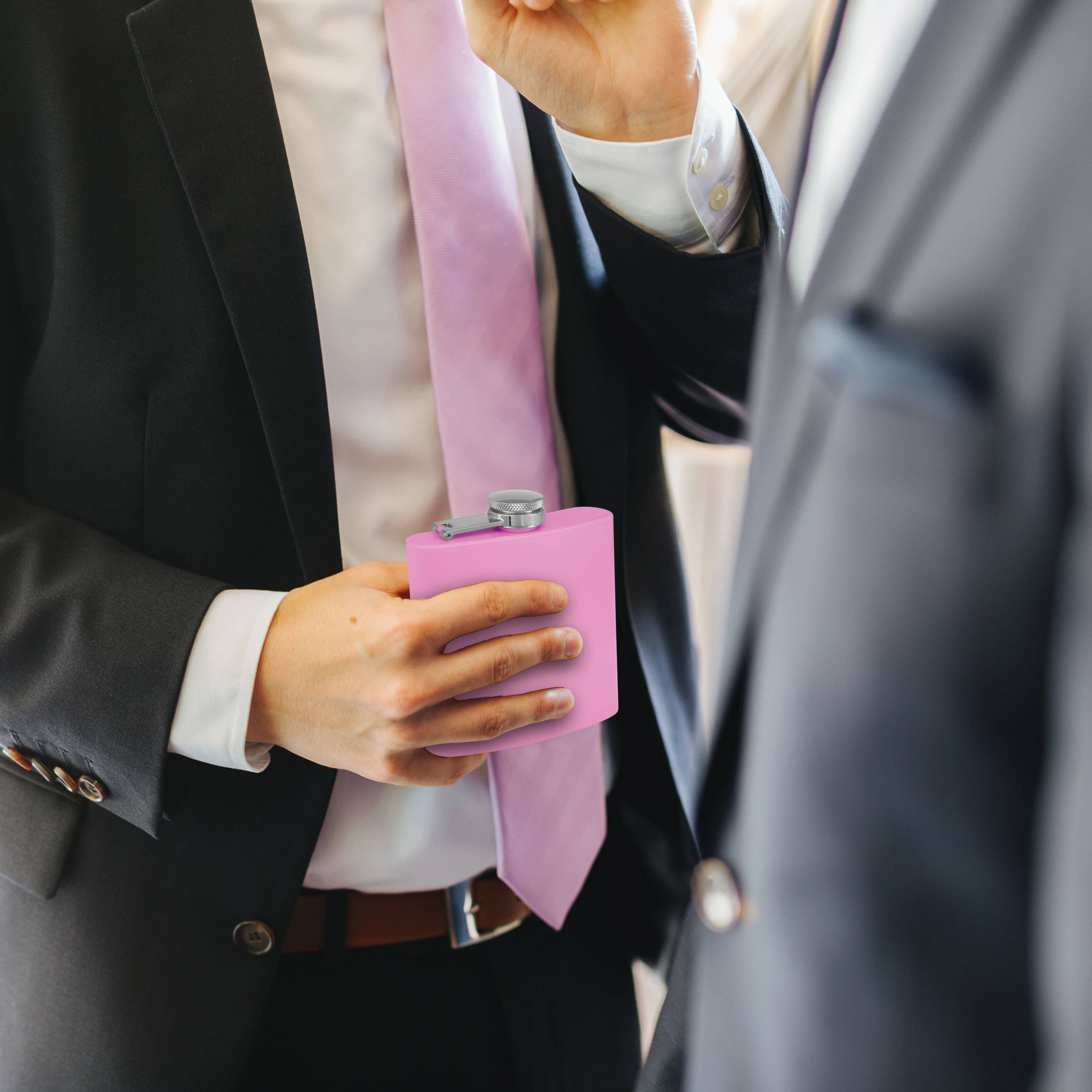 Clear Water Home Goods - Vente Flasque - Flacon à hanche en acier inoxydable de 6 oz avec entonnoir | Flacon revêtu de poudre31