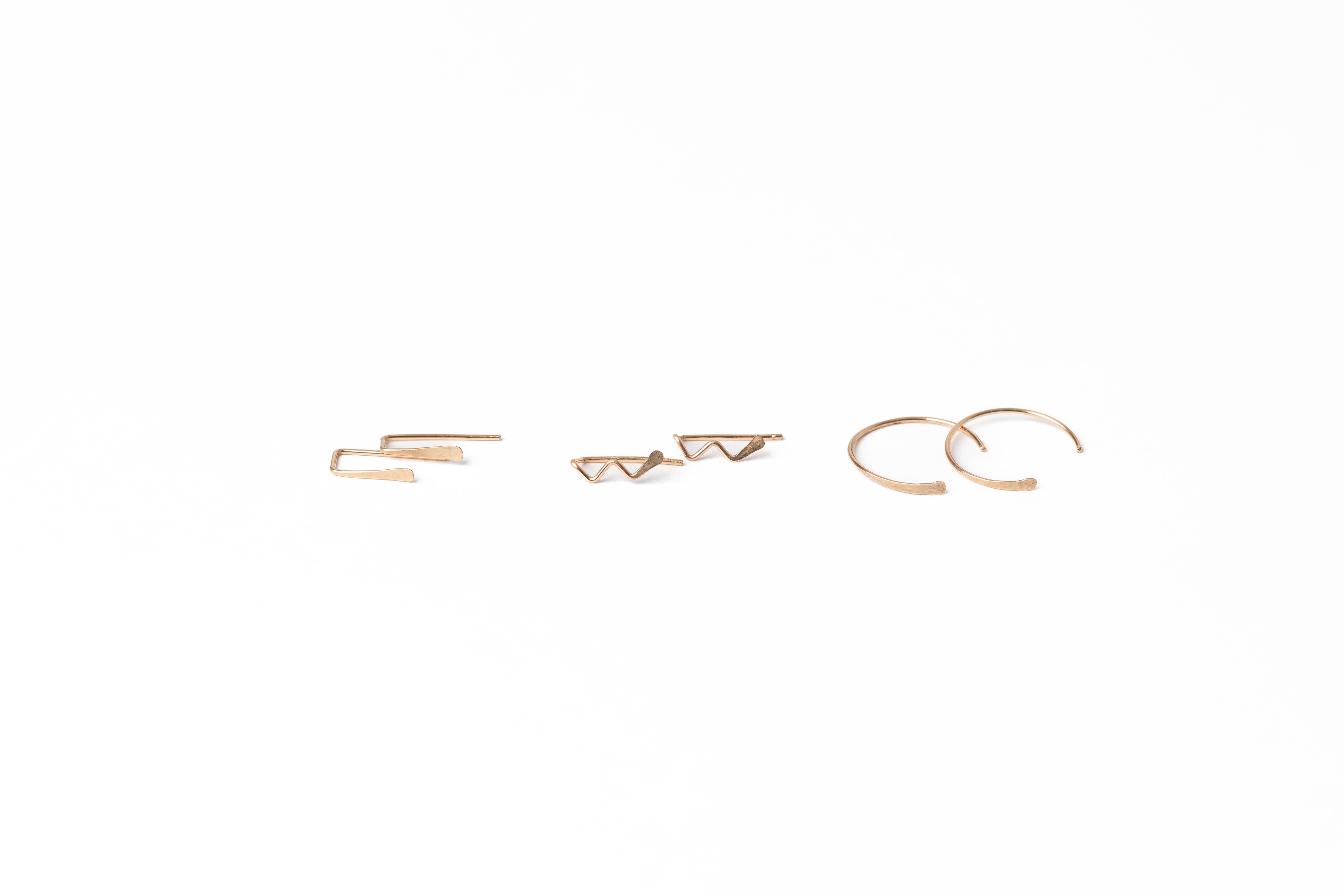 Forai - Wholesale Dangle Earrings - Zun Zuun Threader Earrings in 14k Gold Filled2