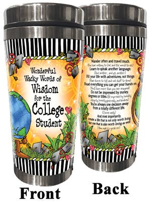 Gobelet en acier inoxydable pour étudiant College pour la vente par Suzy Toronto Wholesale