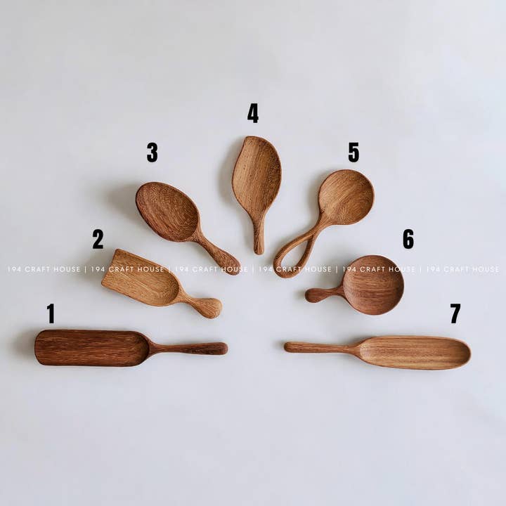 194 Craft House - Wholesale Measuring Spoon - Wooden Coffee, Tea Spoon - Measuring Spoon & Scoops9