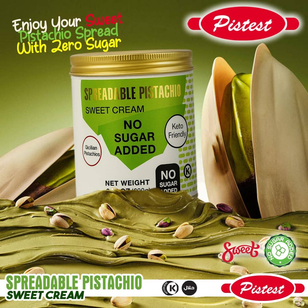 Pistest - Wholesale Nut Butter -  No Sugar added Sweet Pistachio butter2