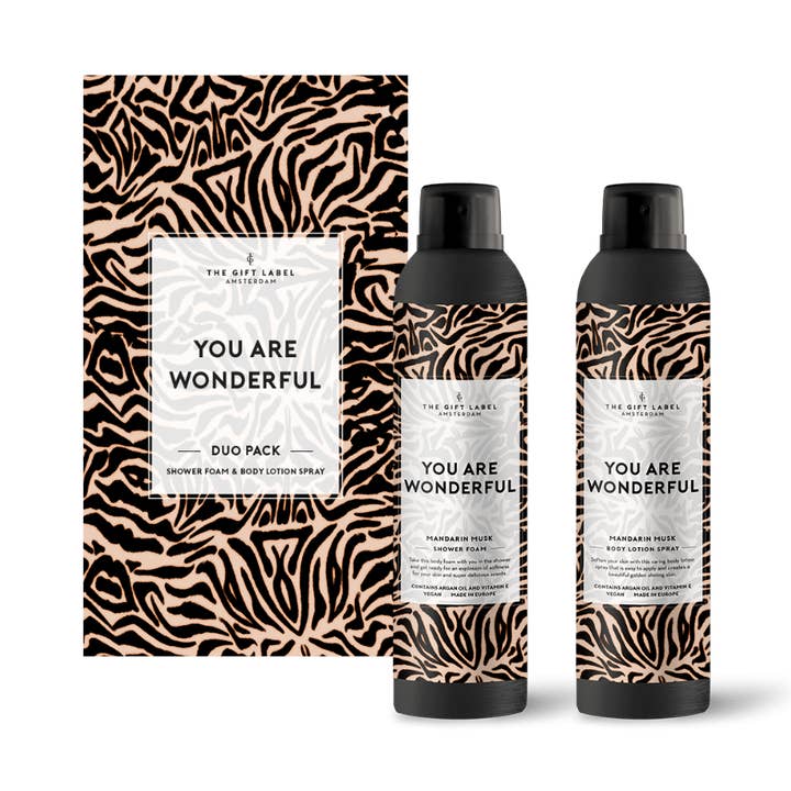 Coffret cadeau duo - You Are Wonderful pour la vente par The Gift Label