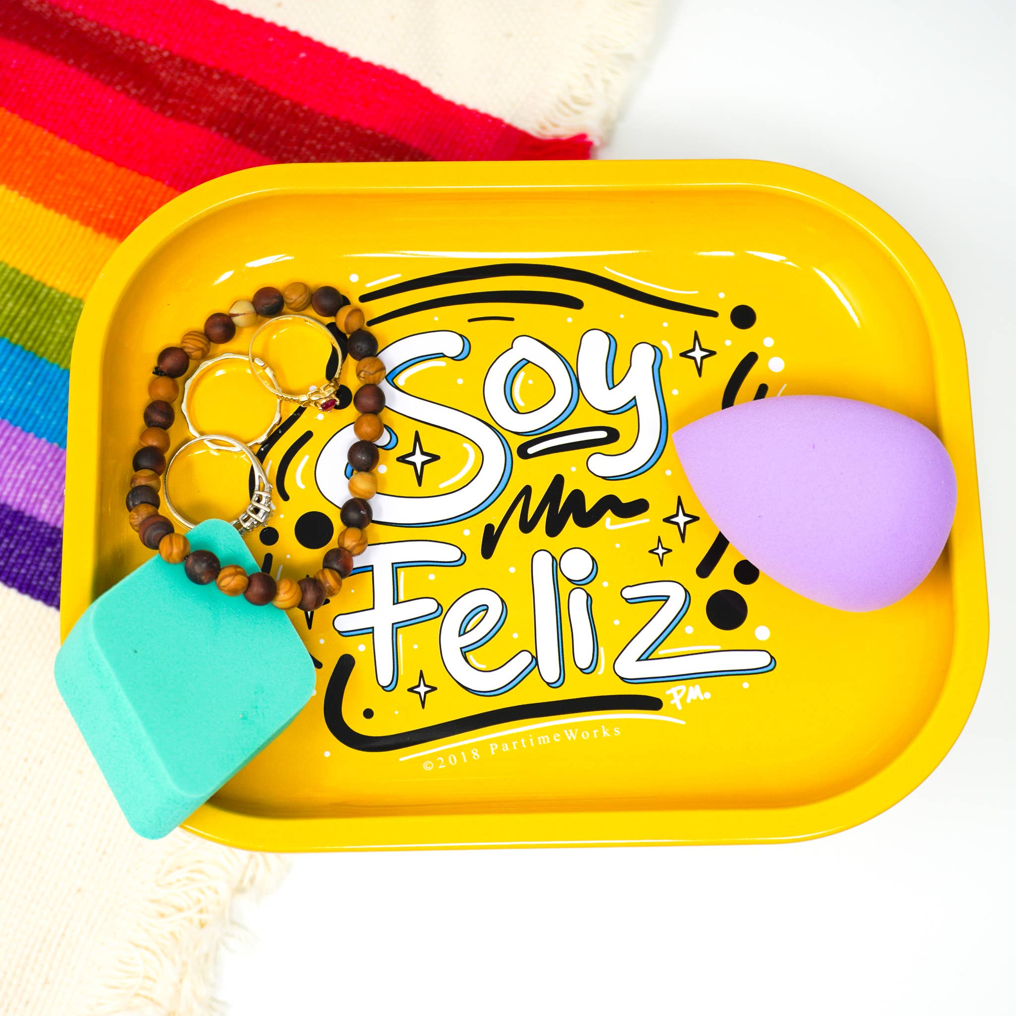PARTIMEWORKS - Wholesale Decorative Tray - Soy Feliz Novelty Tray21