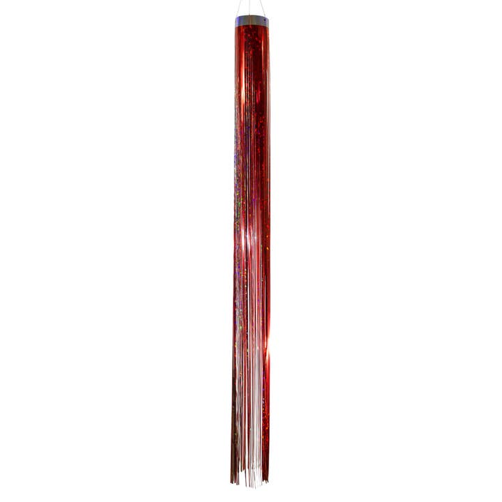 In the Breeze, LLC. - Wholesale Outdoor Ornament/Decor - Red Holographic Mylar Windsock