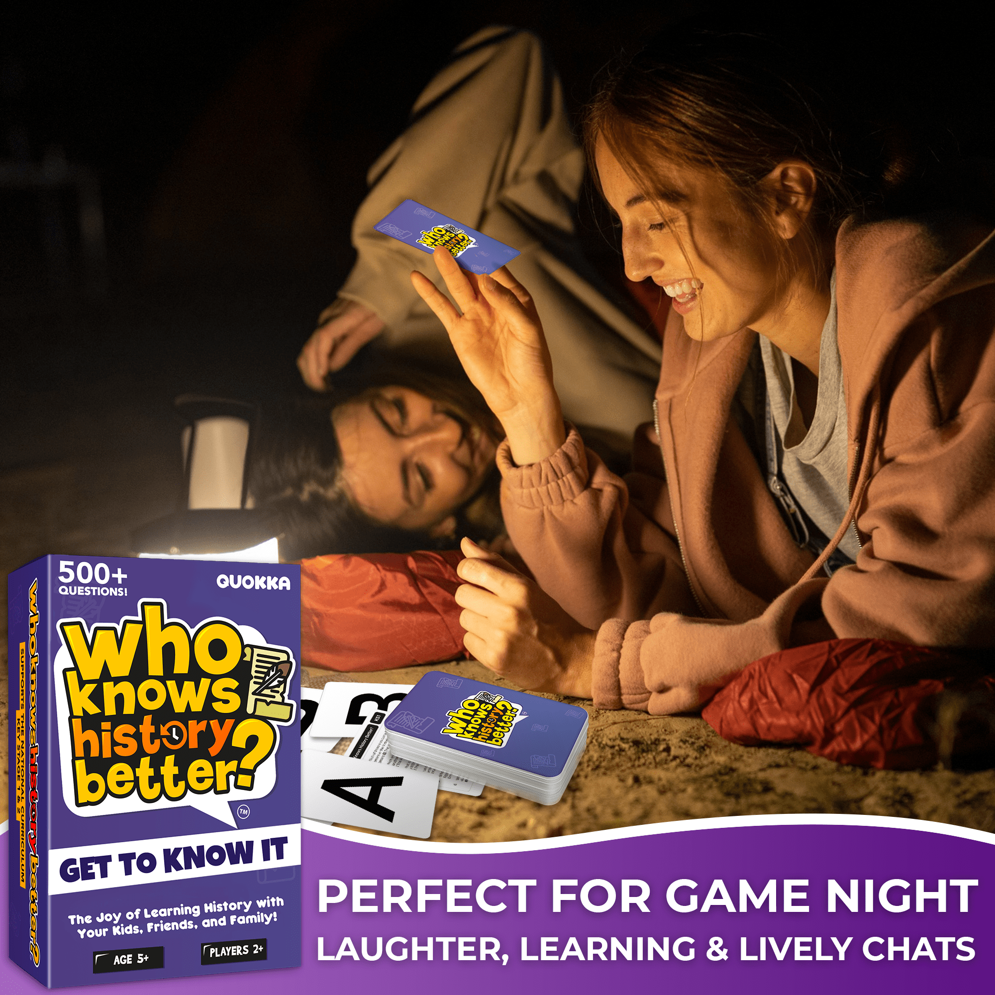 QUOKKA - Wholesale Education - Who Knows History Better Kids & Family Card Quiz Game QUOKKA4