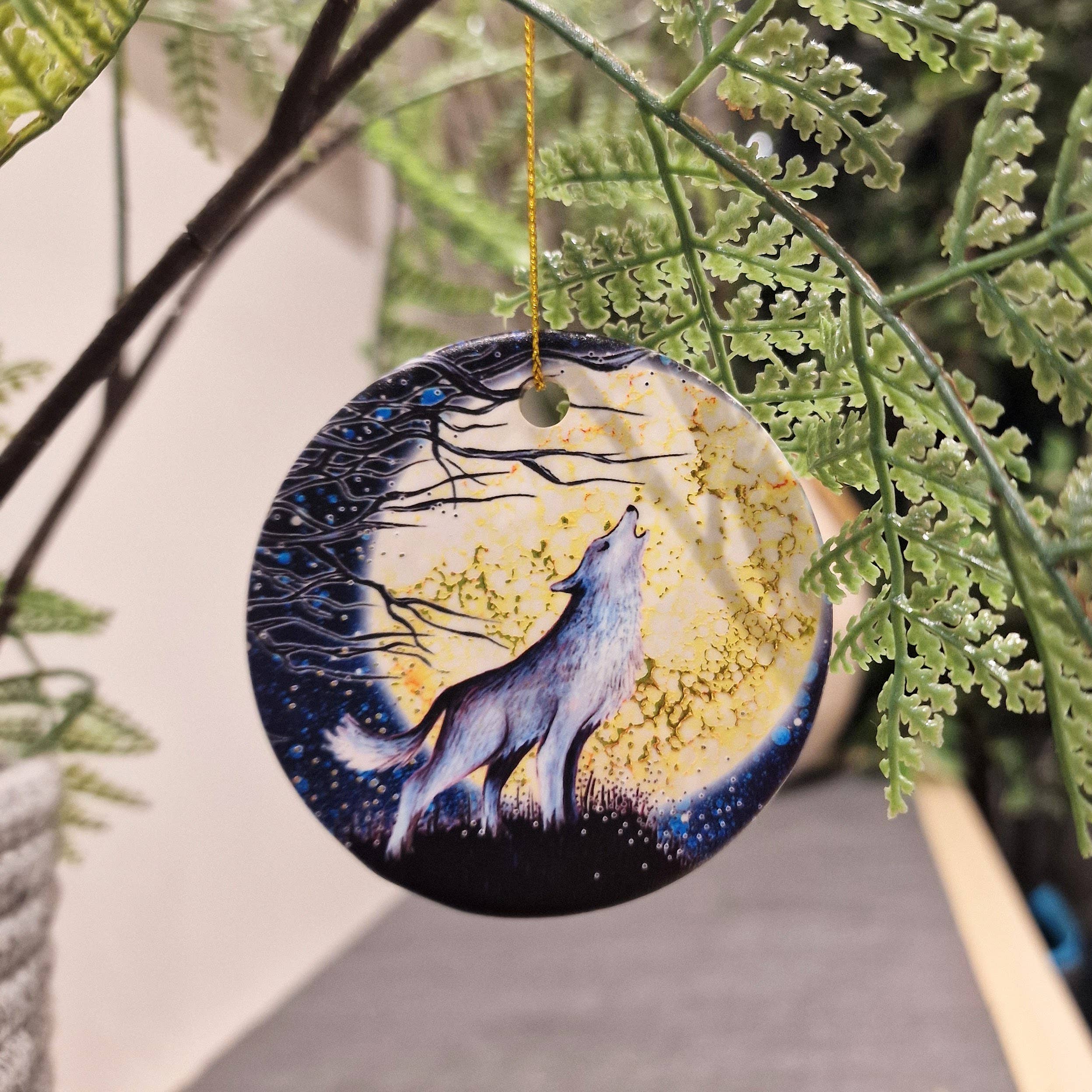 By Jo Crafts – wholesale Christmas decoration – Wolf & Bear Tree Hanging Decoration3