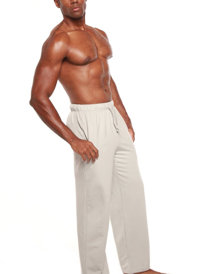 Spun Bamboo – Calças de treino/corrida casuais – Homem por atacado – Calça lounge masculina de lã de viscose de bambu6