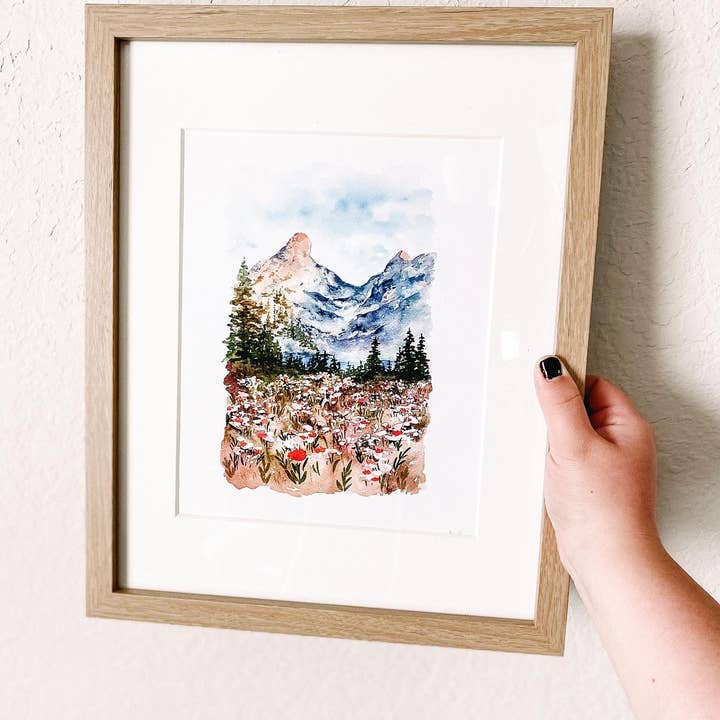 Art and Home co. - Wholesale Art Print - Mountain Landscape Watercolor Fine Art Print7