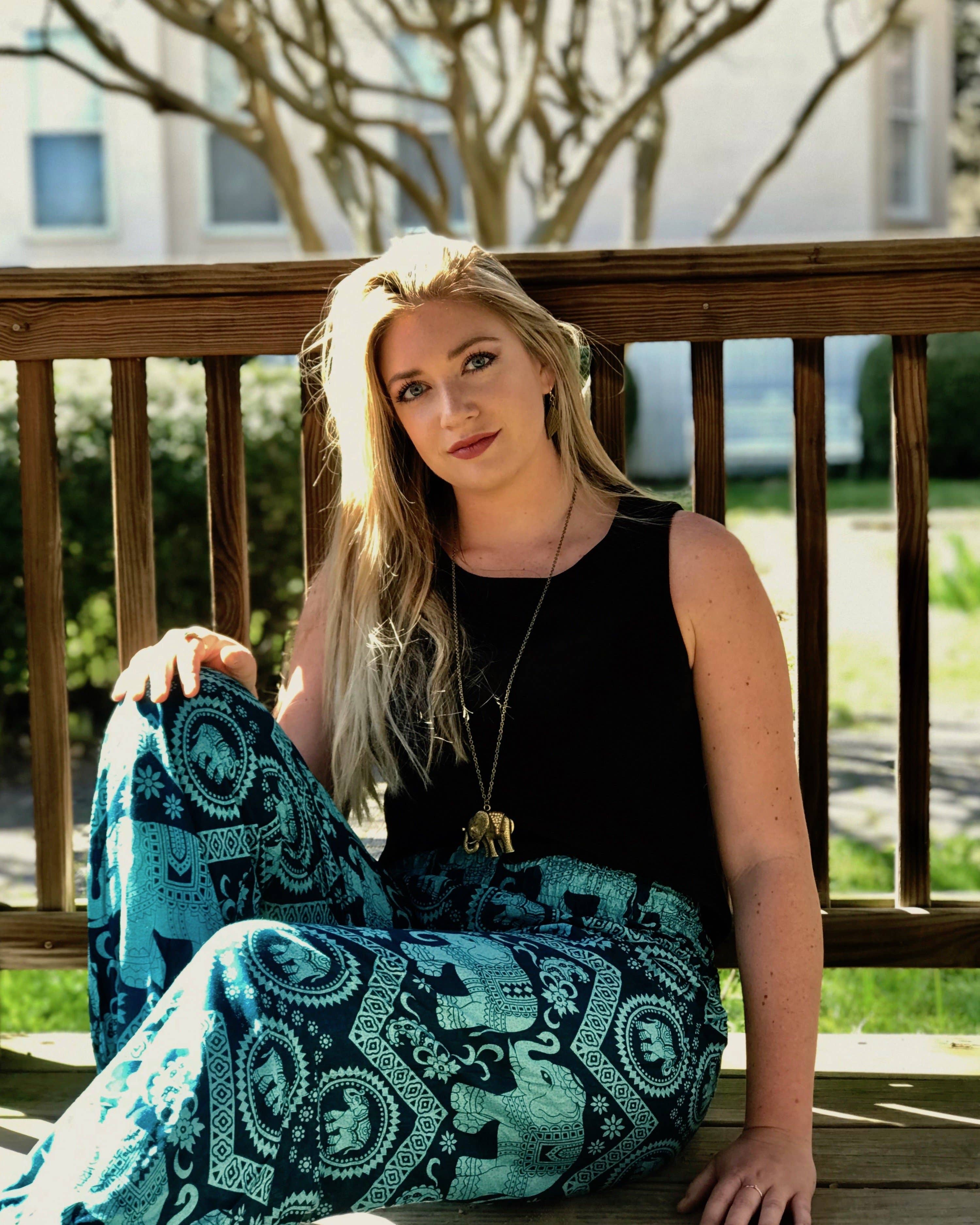 The Elephant Temple - Wholesale Pants - Women's - Tribal Elephant Pants-Teal6