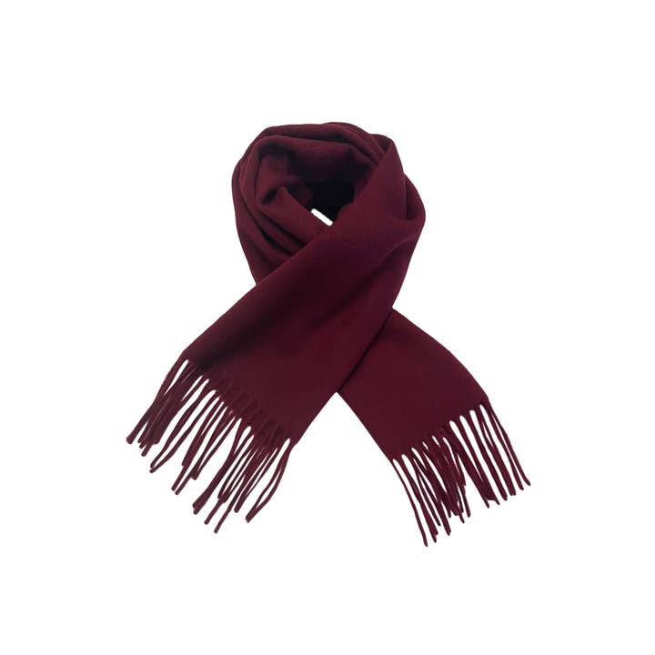 Fashion Scarf World – wholesale Scarf – Unisex – Unisex Plain Wool Tassel Scarf27