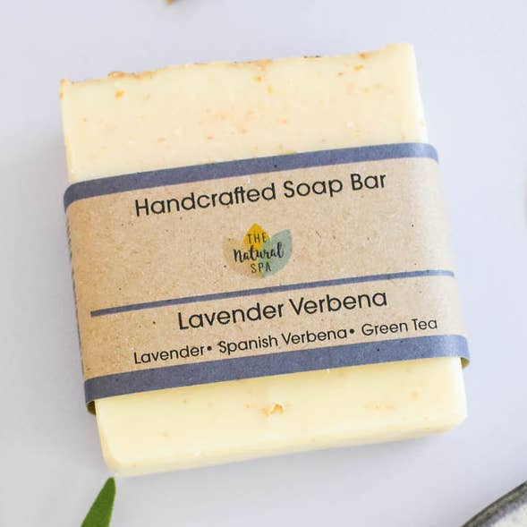 Lavender Verbena Cold Process Soap 100g for wholesale by The Natural Spa Cosmetics