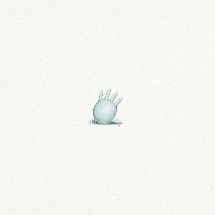Karen Libecap Tiny Paintings - Wholesale Kunstprint - Miniatuur aquarelverf met ballonhand - Kunstdruk