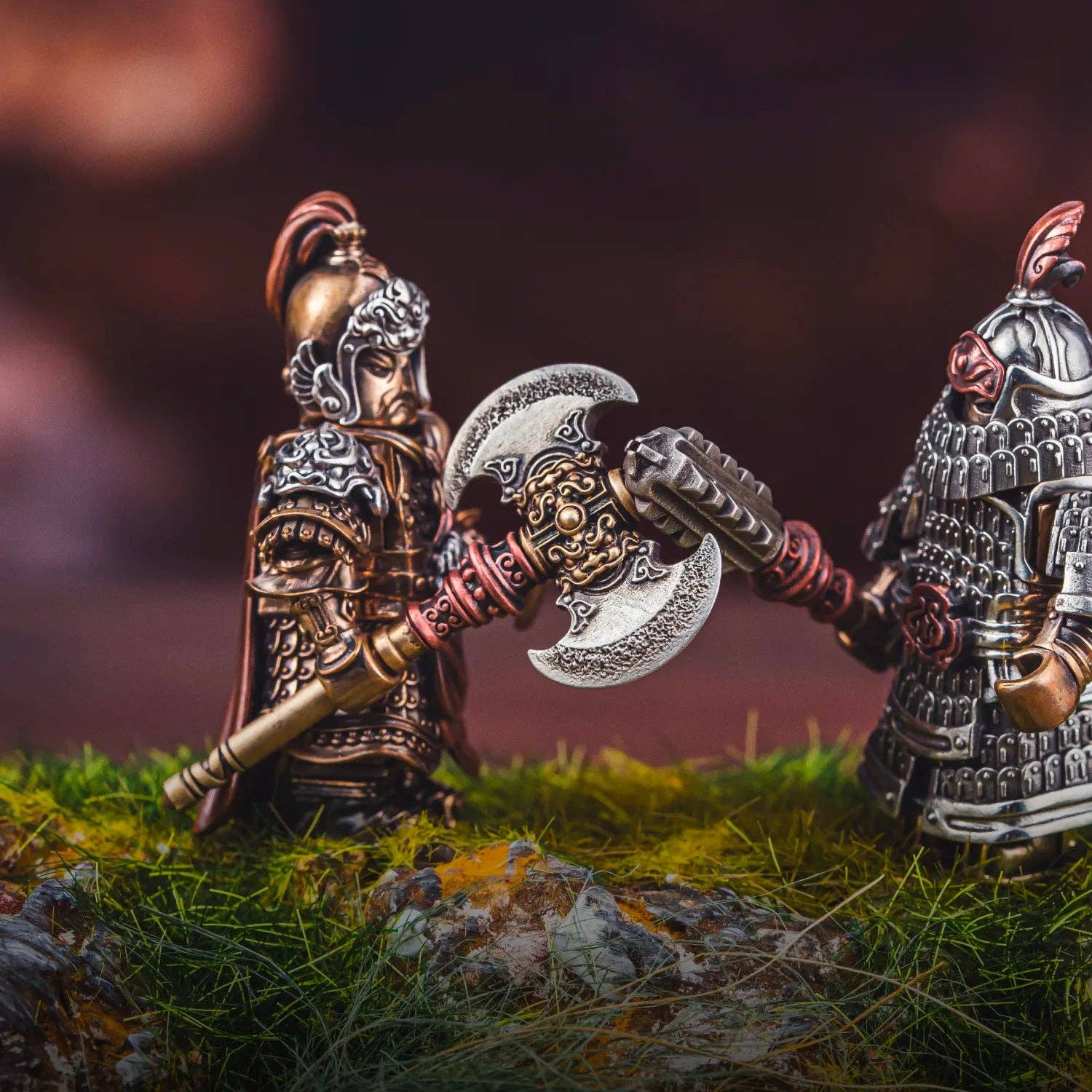 Coppertist.wu - Vente Porte-clés – unisexe - Hache à double tranchant2