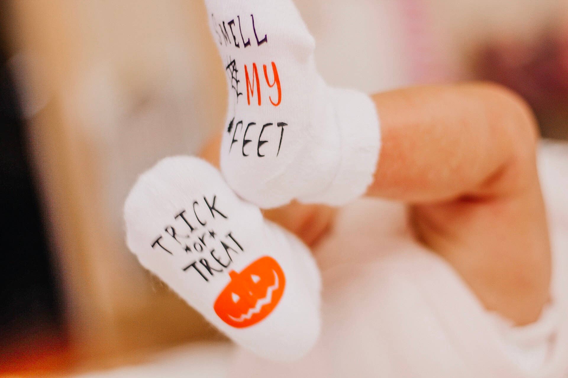 Dorothy’s Reason - Wholesale Socks - Baby - Trick or Treat Smell my Feet | Halloween Baby Clothes2