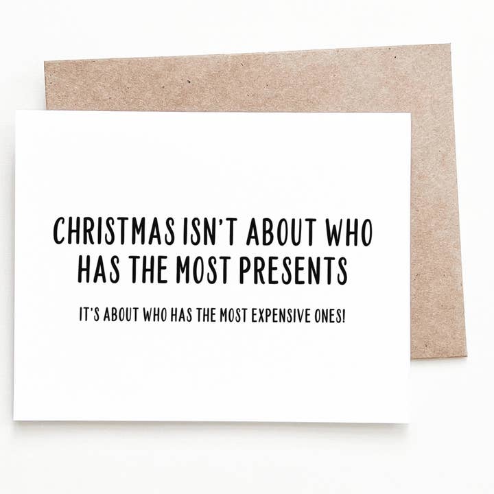 Tarjeta de Navidad de regalos caros para venta al por mayor de Nine Two Design