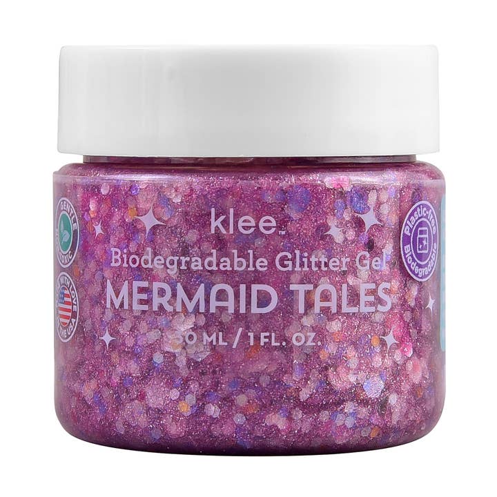 Mermaid Tales - Klee Biodegradável Glitter Gel, 1 oz por atacado de Klee Naturals