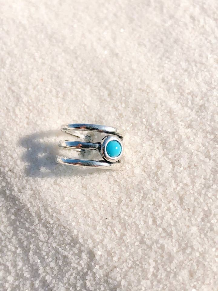 Turquoise Ear Cuff for wholesale by Zanny Adornments