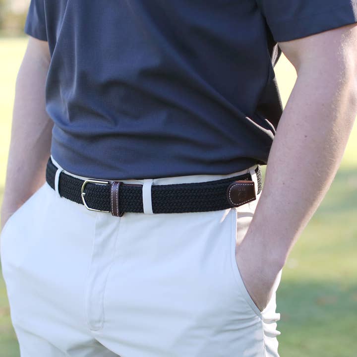 Roostas - Wholesale Belt - Women's - The Bethpage Woven Stretch Belt
