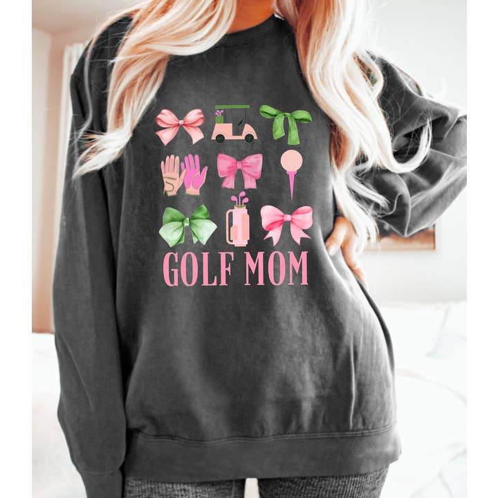 Sweatshirt de sport Preppy Coquette Golf Mom pour la vente par Gia Gifts Boutique