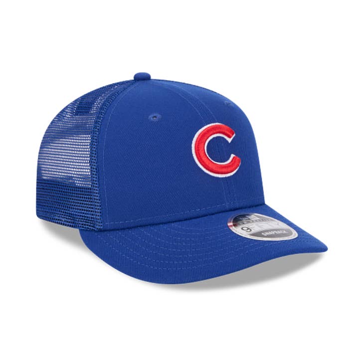 CHICAGO CUBS 9FIFTY NEW ERA LOW PROFILE BLUE MESH SNAPBACK HAT for wholesale by Rat City Sk8 Shop