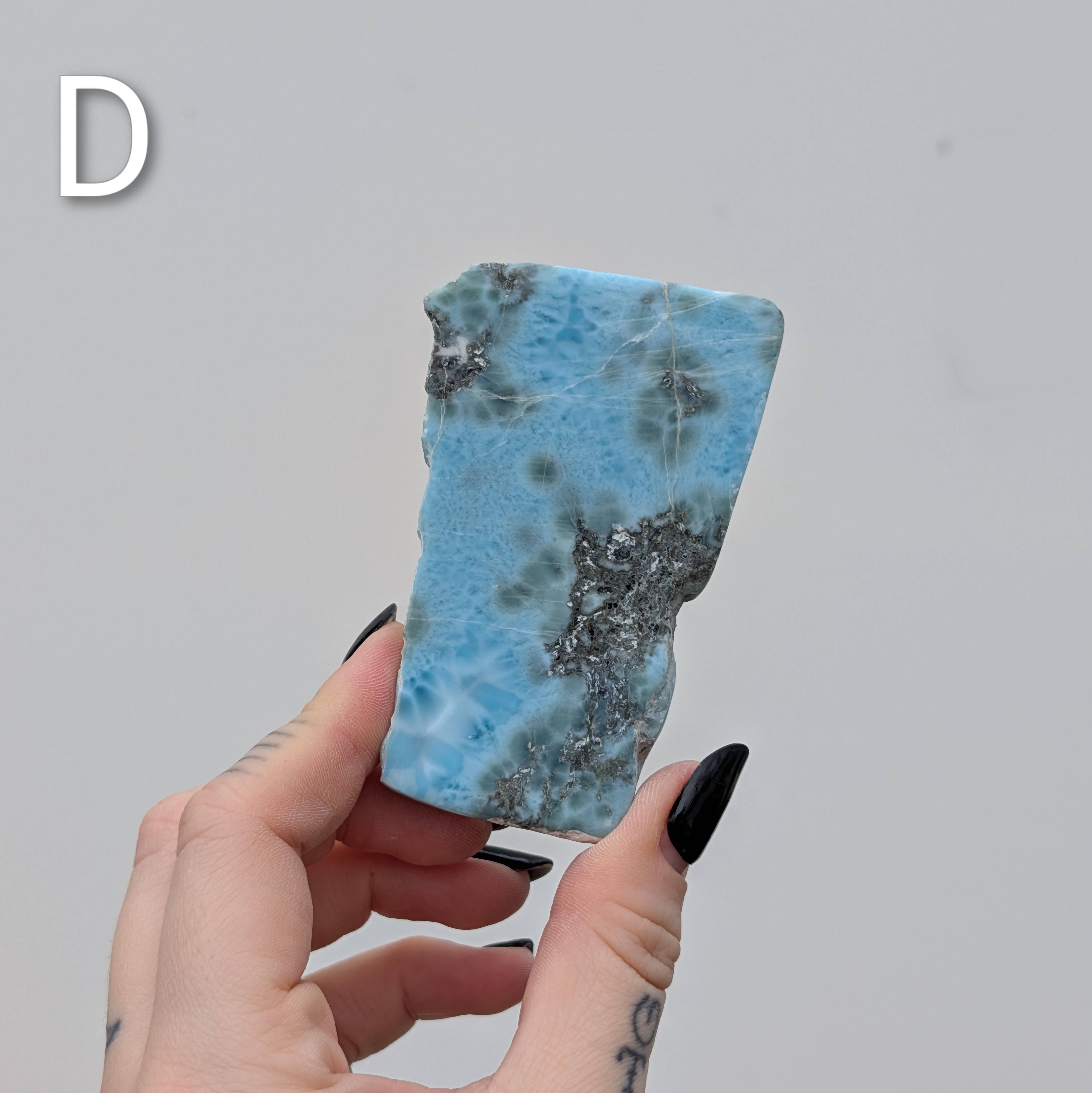 The Crystal Tabby - Wholesale Spiritual Stone/Crystal - Natural Larimar - Pick Your Piece3
