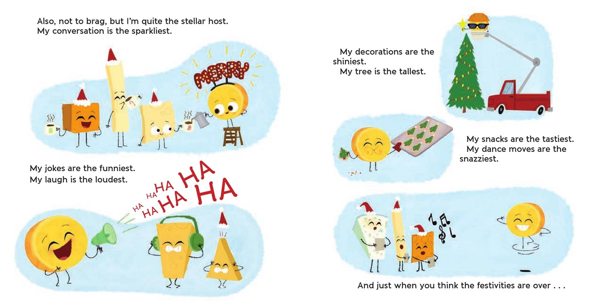 HarperCollins - Wholesale Preschool Book (3-5) - Big Cheese Presents: Have Yourself a Cheesy Little Christmas4