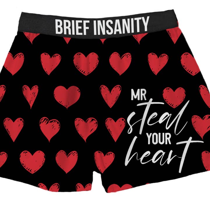 BRIEF INSANITY - Wholesale Underwear - Men's - Mr. Steal Your Heart Boxers