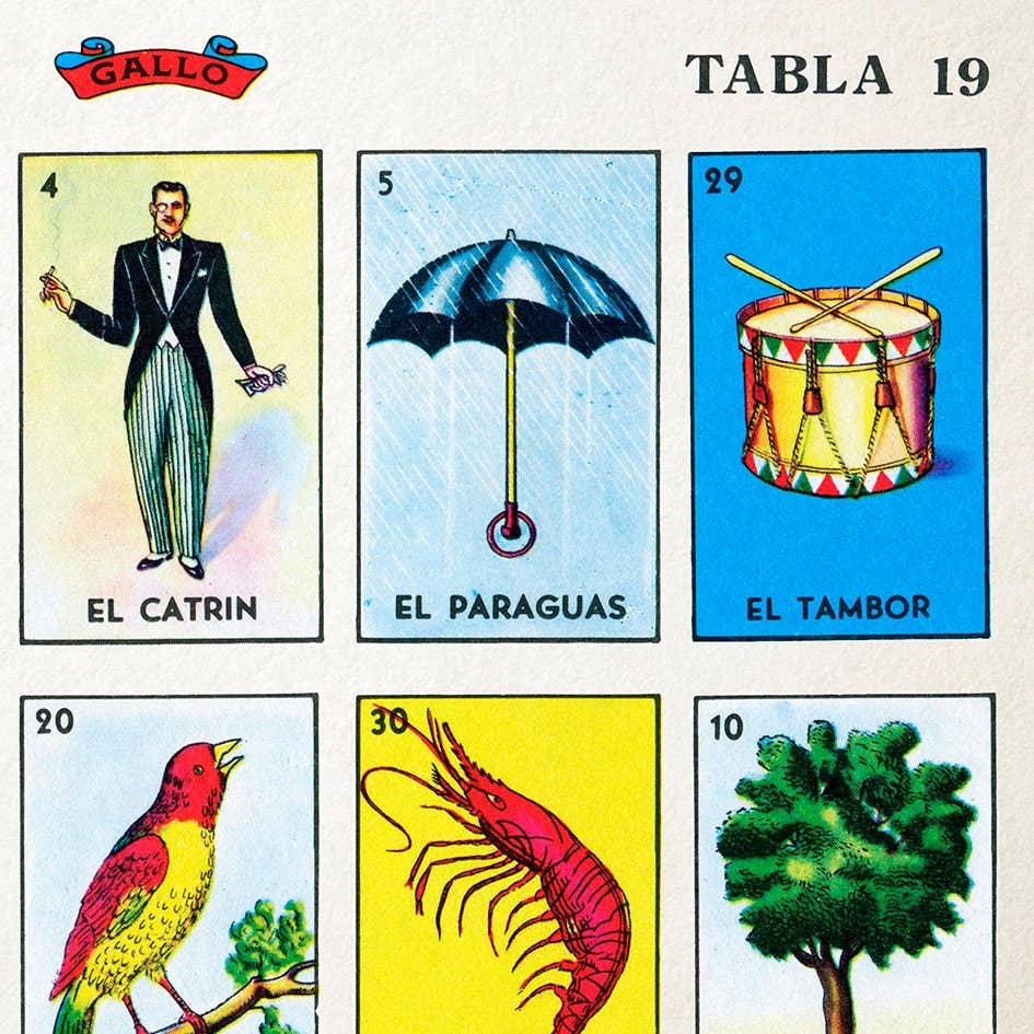 Tarjetas de Lotería VintageTarjetas de Lotería Vintage  