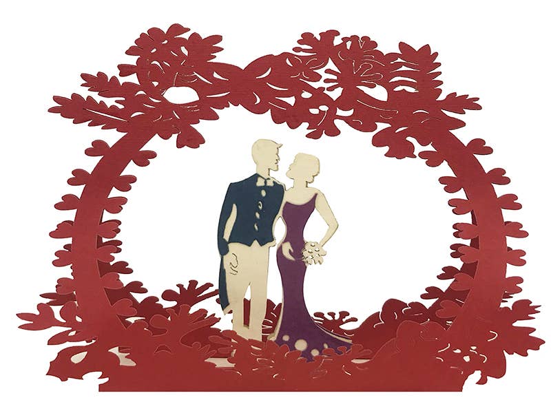 RF Distribution - Wholesale Love Card - SURPRISE origami card for couple2