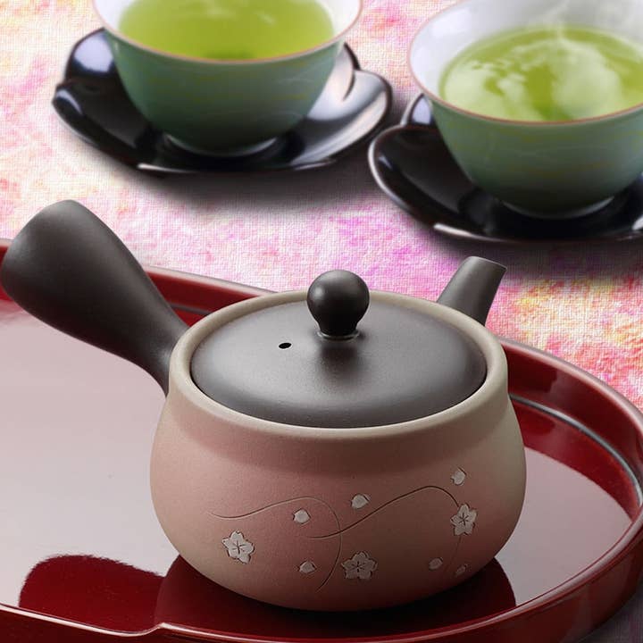 Japanese Green Tea Co. - Wholesale Tea Pot - Tokoname Yaki-Kyusu-9 fl Oz (270cc) Teapot for Fukamushi Tea