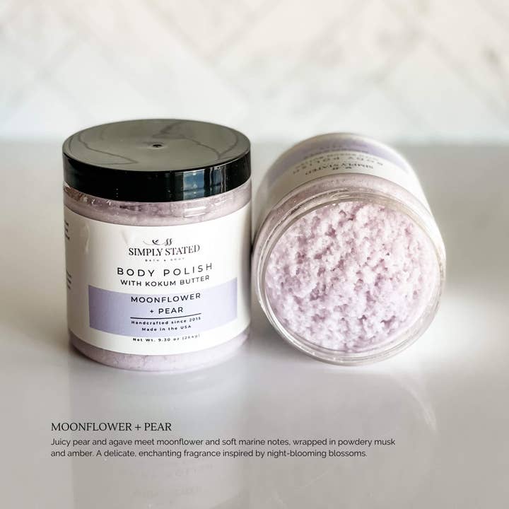 Simply Stated Bath & Body - Wholesale Body Scrub/Exfoliant - Seasonal Body Polish Collection | Limited Batch Scents3