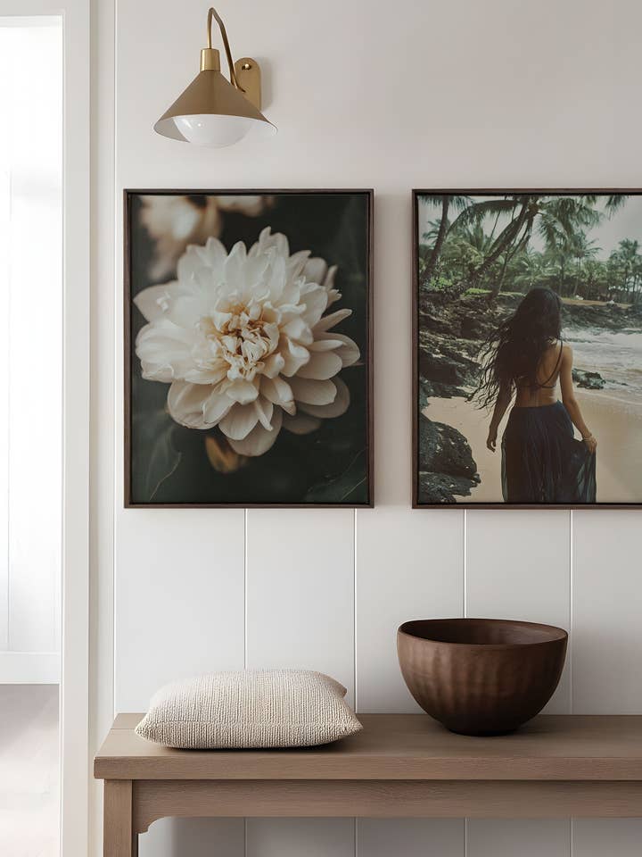 DUO DANSE DU VENT, canvas wall art print for wholesale by Oleka Canvas