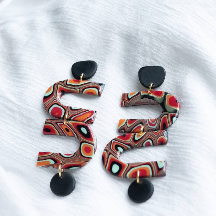 Disco Sideways Arch Earrings for wholesale by Eleven Suns Jewelry