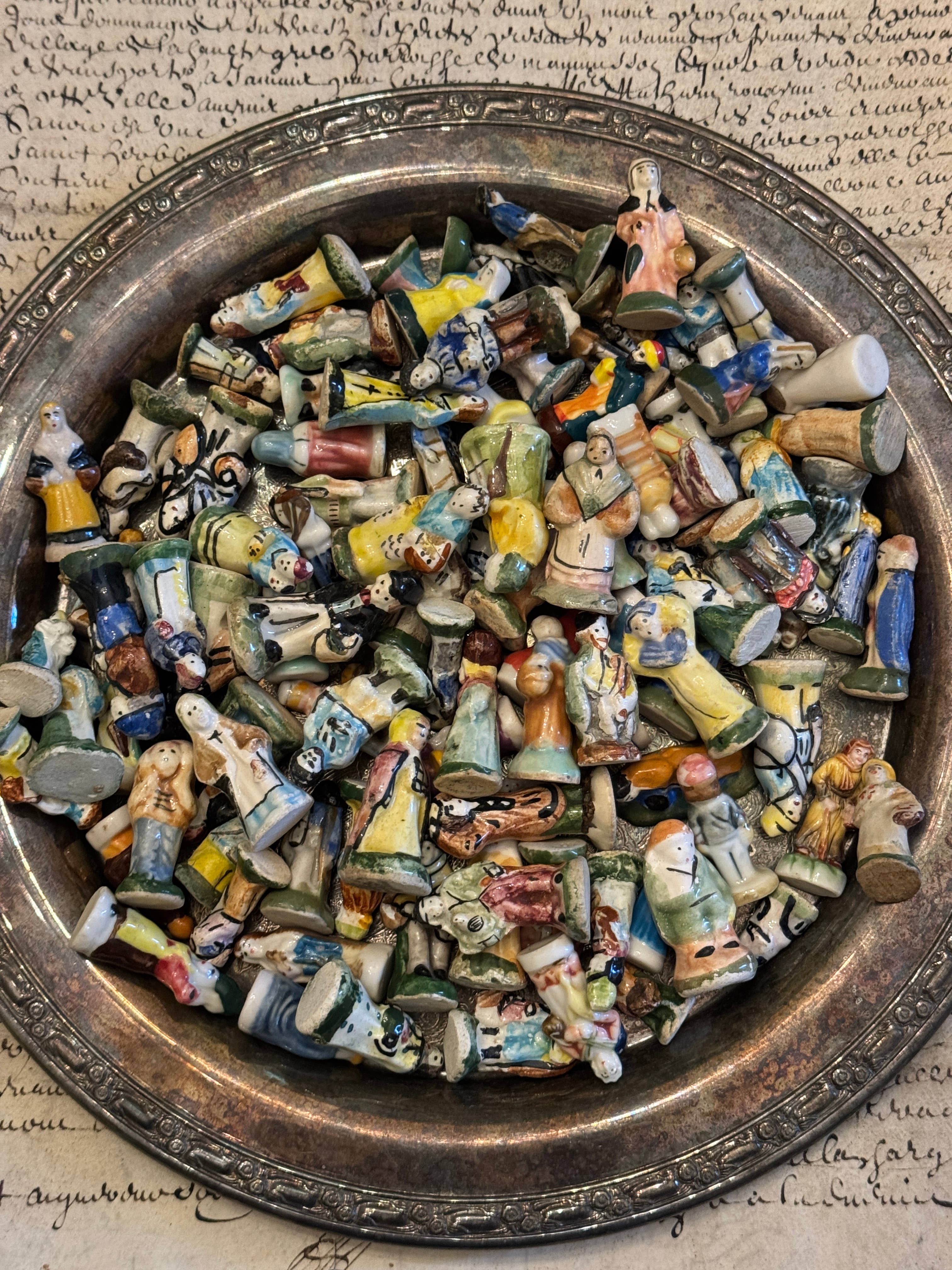 Monahan Papers – Engroshandel Pyntefigur – 100 stk. franske fèves og santons - FÈVES6